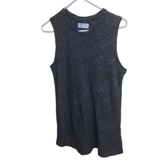Everlane The Sweater Muscle Tank Cotton Wool Blend in charcoal Gray - Picture 7 of 11
